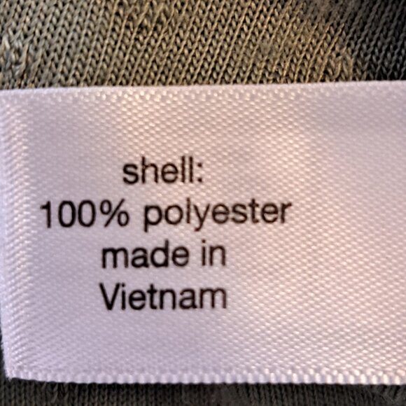 Lane Bryant Green Swing Flutter Sleeve Clip Dot Babydoll Top Plus Size 18/20 - Picture 7 of 7